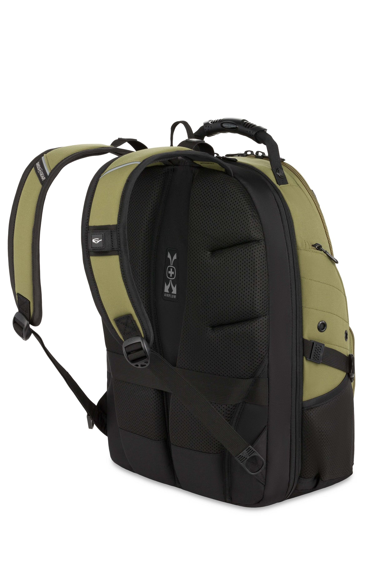 SWISSGEAR - 1900 ScanSmart Laptop Backpack - Olive Green - 03