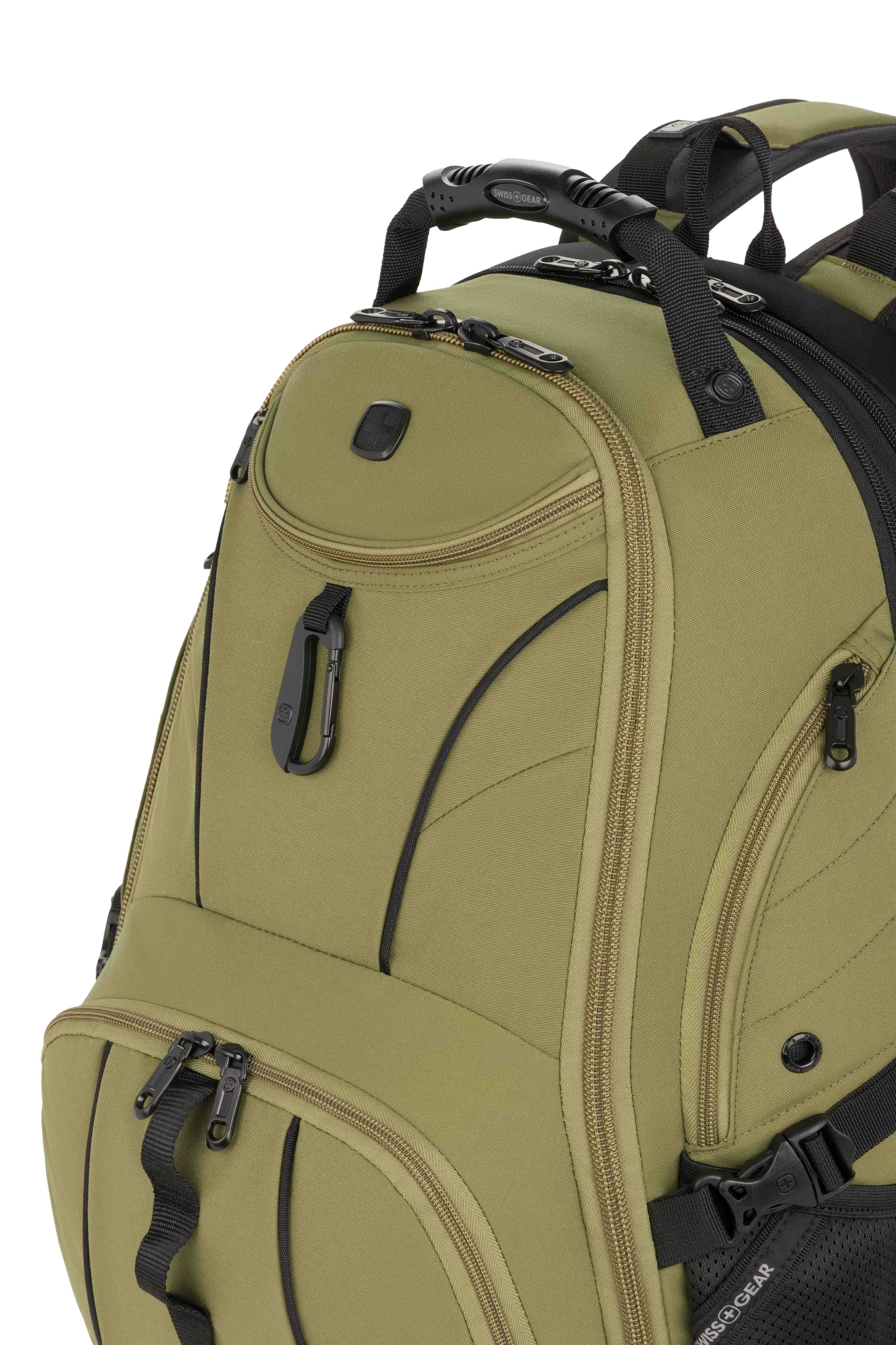 SWISSGEAR - 1900 ScanSmart Laptop Backpack - Olive Green - 09