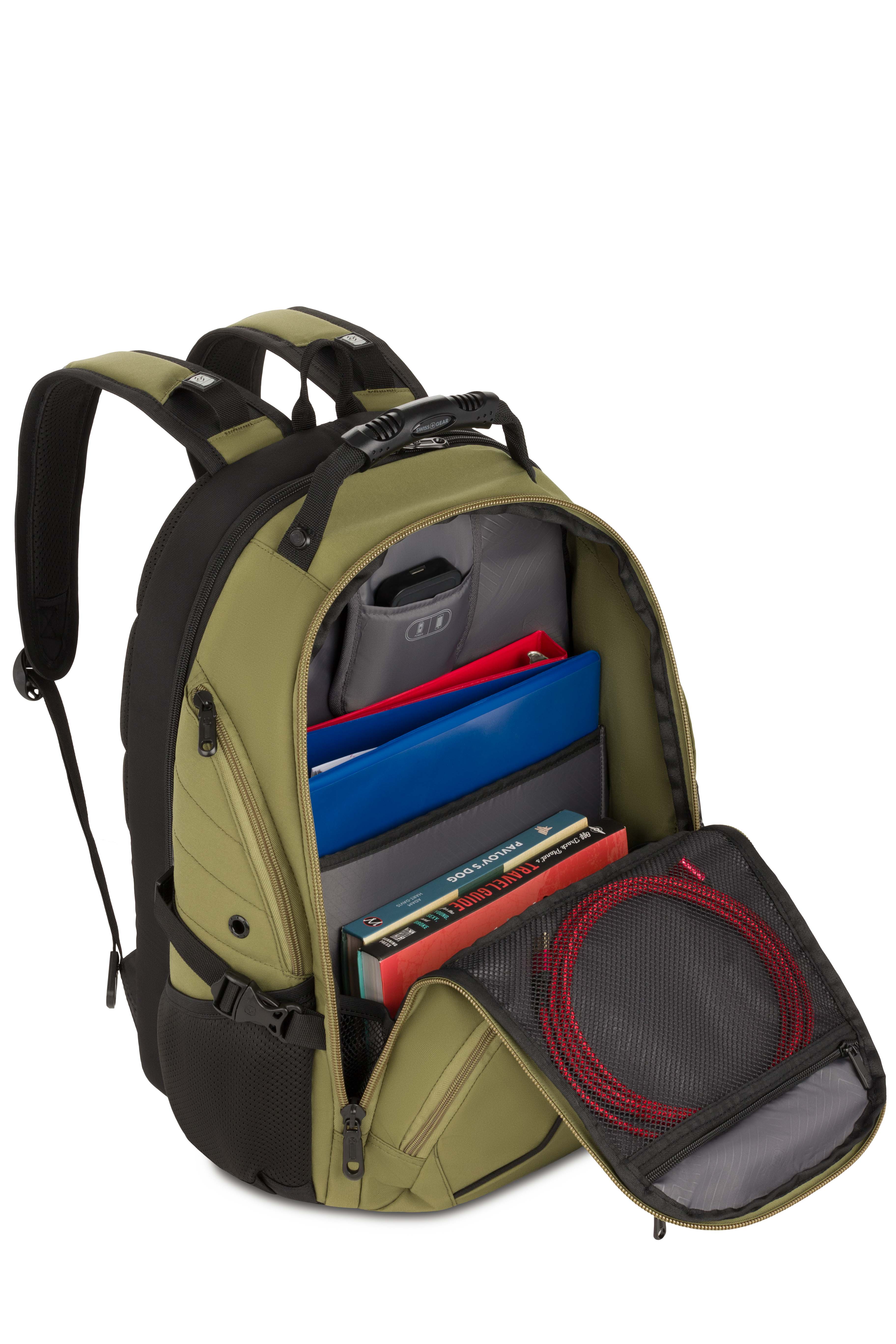SWISSGEAR - 1900 ScanSmart Laptop Backpack - Olive Green - 06