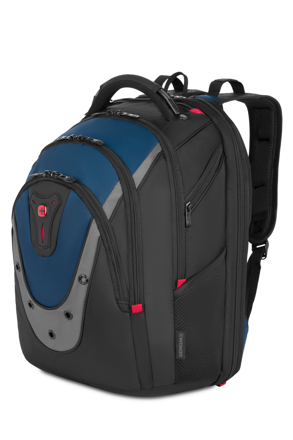 Wenger Ibex 17 inch Laptop Backpack - Black/Gray/Blue – SWISSGEAR