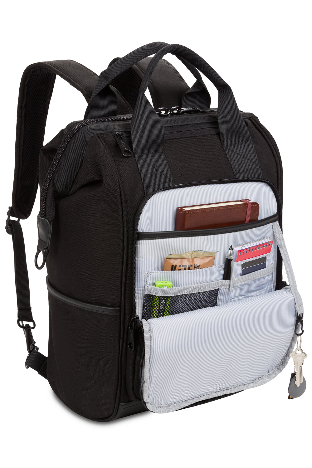 Swissgear 3577 Artz Laptop Backpack - Black Stealth