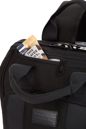 Swissgear 3577 Artz Laptop Backpack - Black Stealth