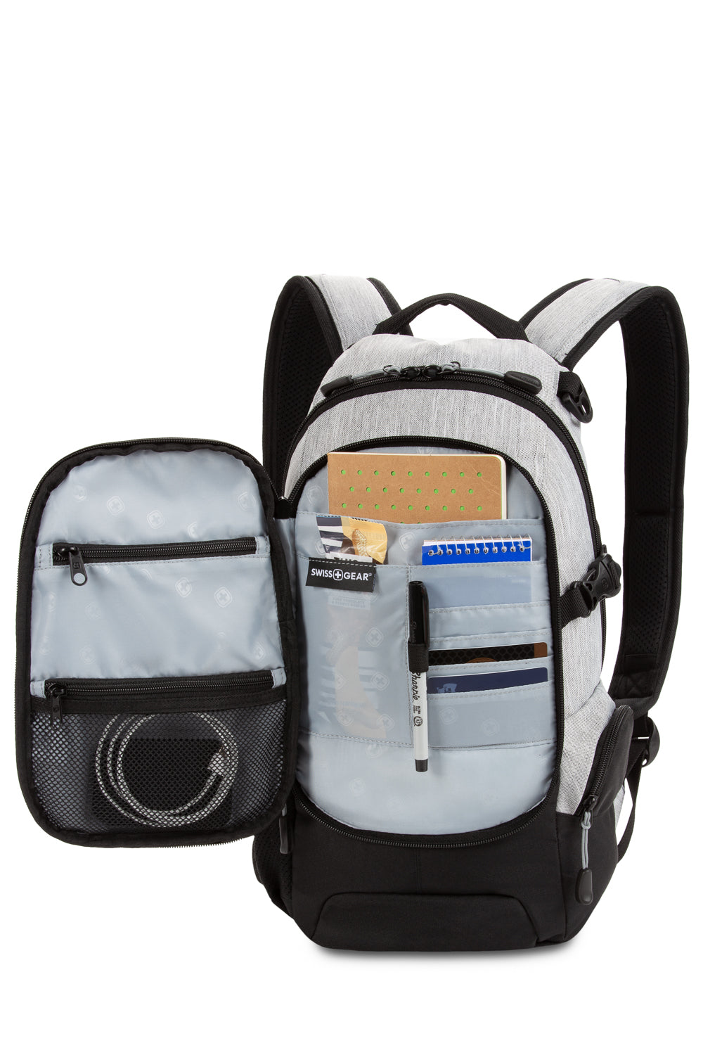 SWISSGEAR - City Pack Backpack - Light Grey - 04