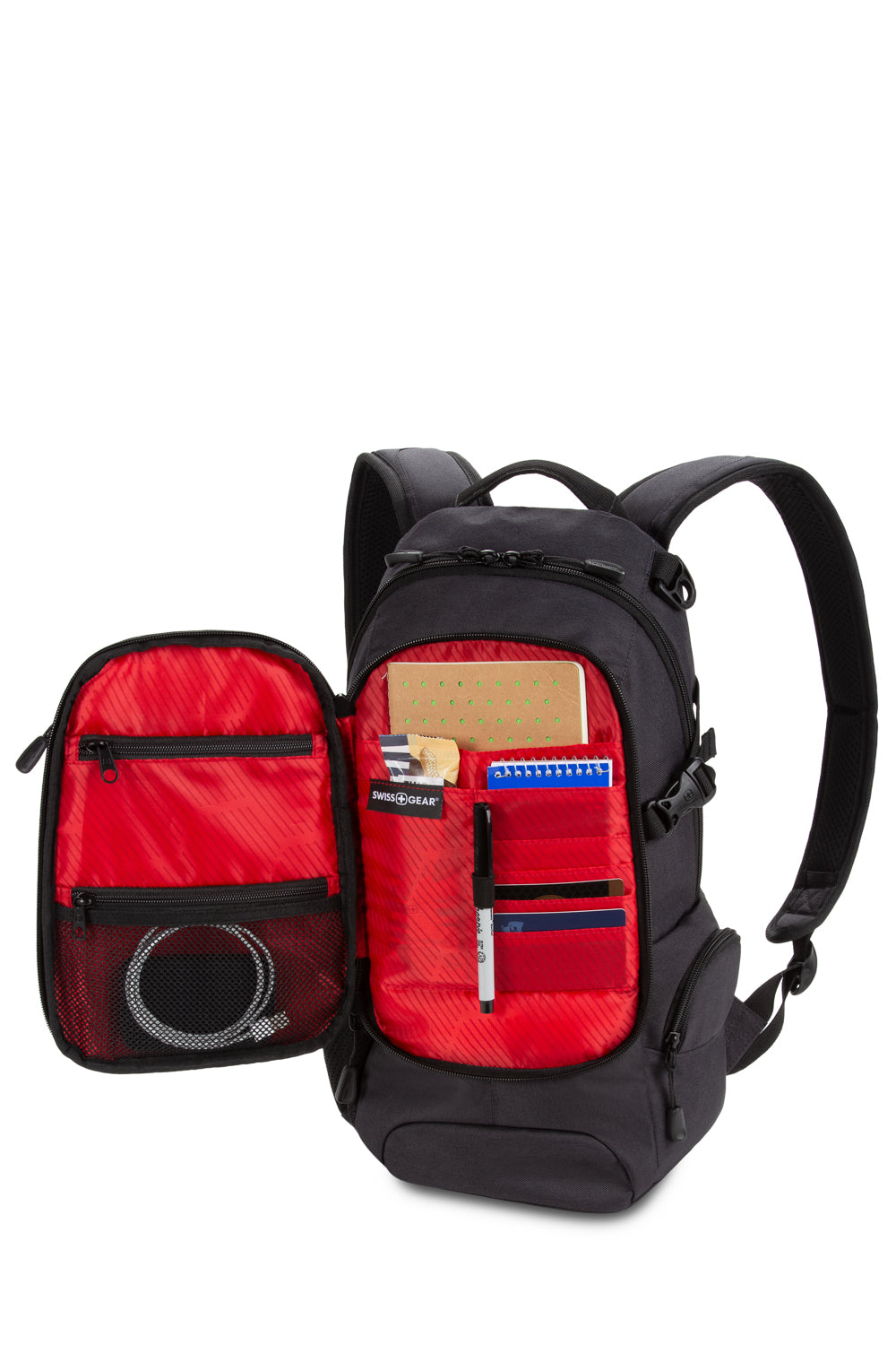 SWISSGEAR 3598 Backpack  Front organizer panel with divider pockets 