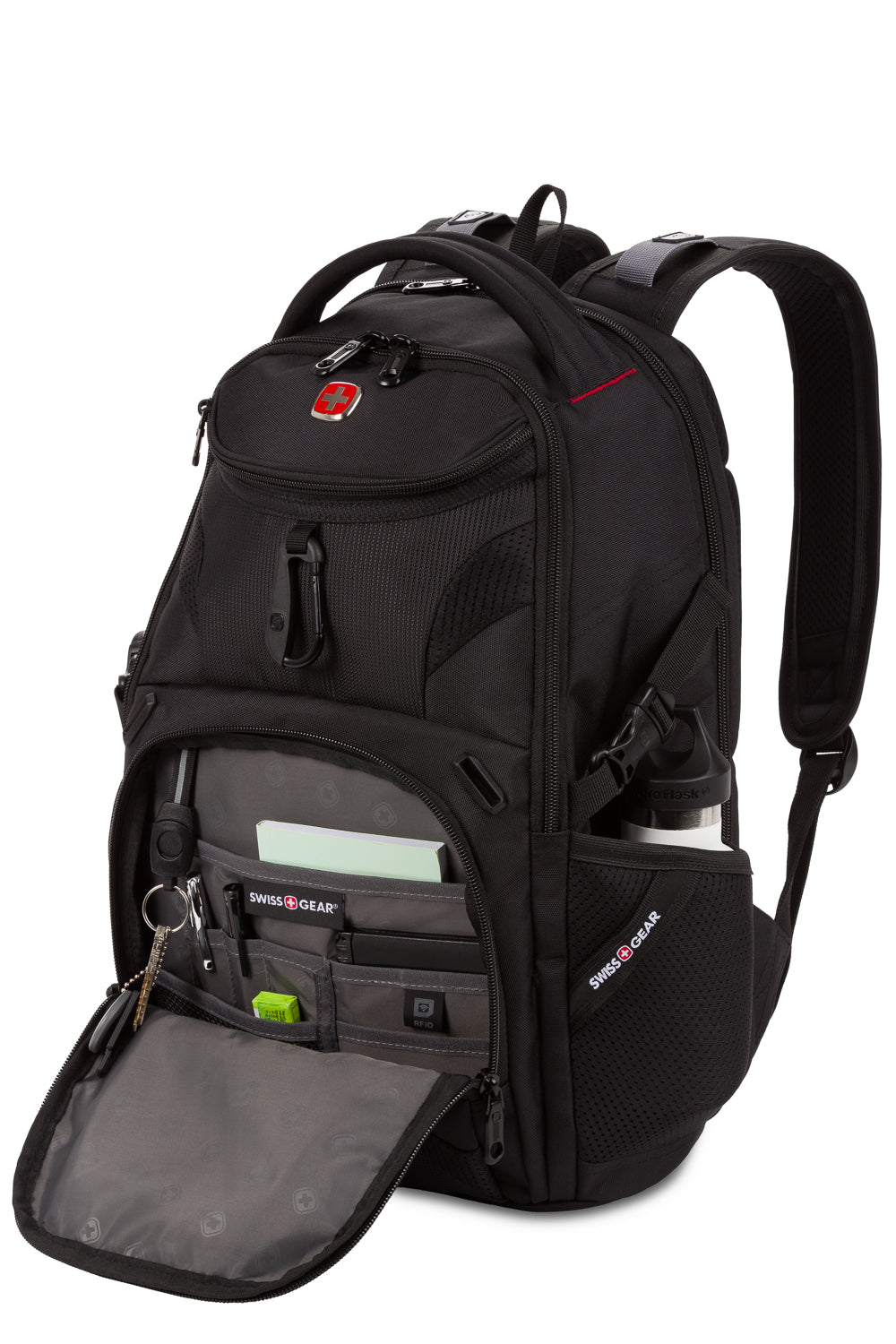 SWISSGEAR - Mini 1900 ScanSmart Laptop Backpack - Black - 04