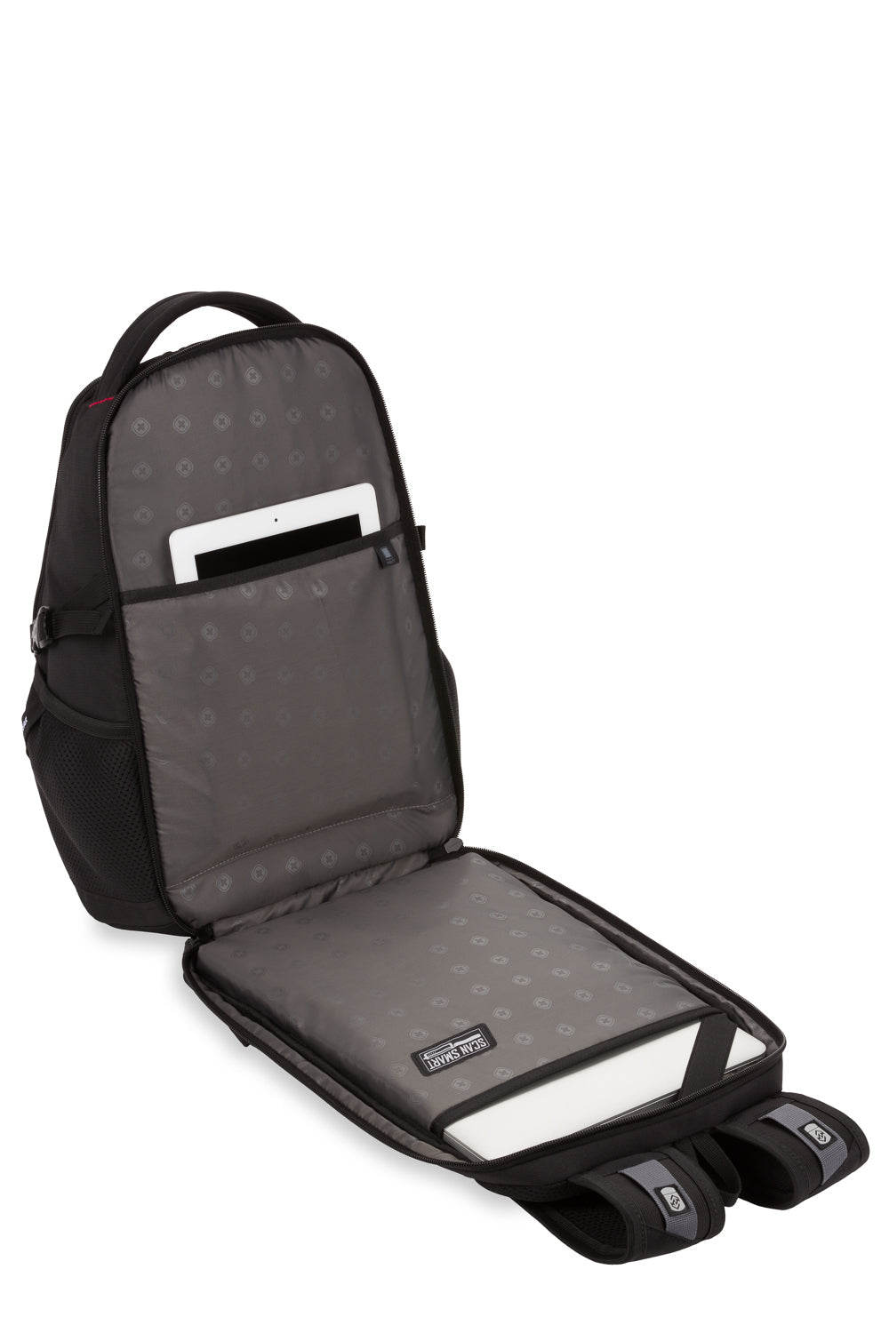 SWISSGEAR - Mini 1900 ScanSmart Laptop Backpack - Black - 06