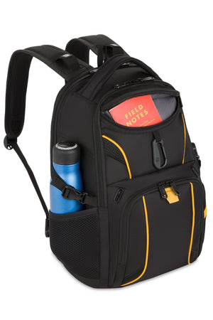 Sac à dos pour ordinateur portable SWISSGEAR Mini 1900 ScanSmart, noir/doré