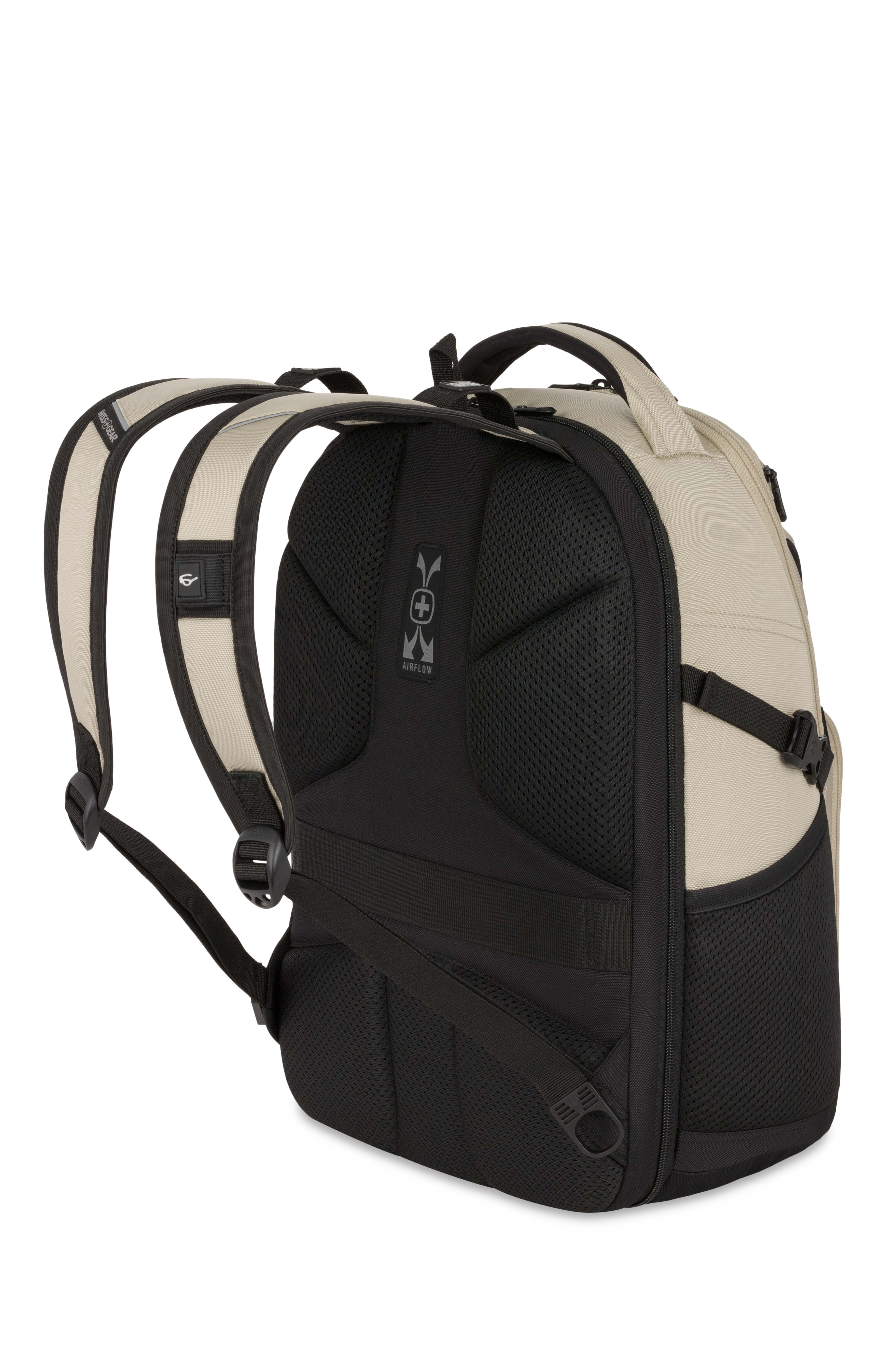 SWISSGEAR - Mini 1900 ScanSmart Laptop Backpack - Oatmeal - 02