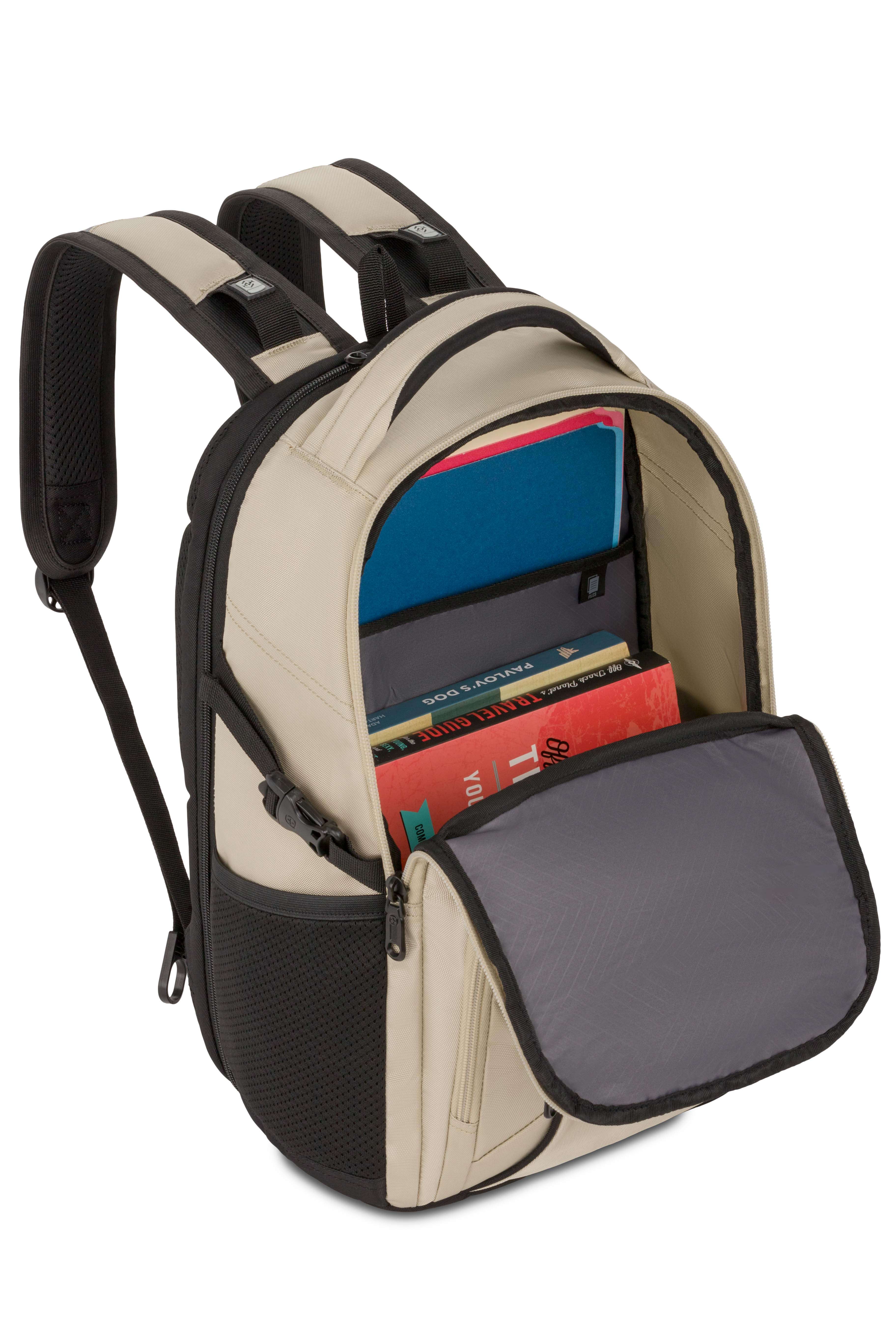 SWISSGEAR - Mini 1900 ScanSmart Laptop Backpack - Oatmeal - 06