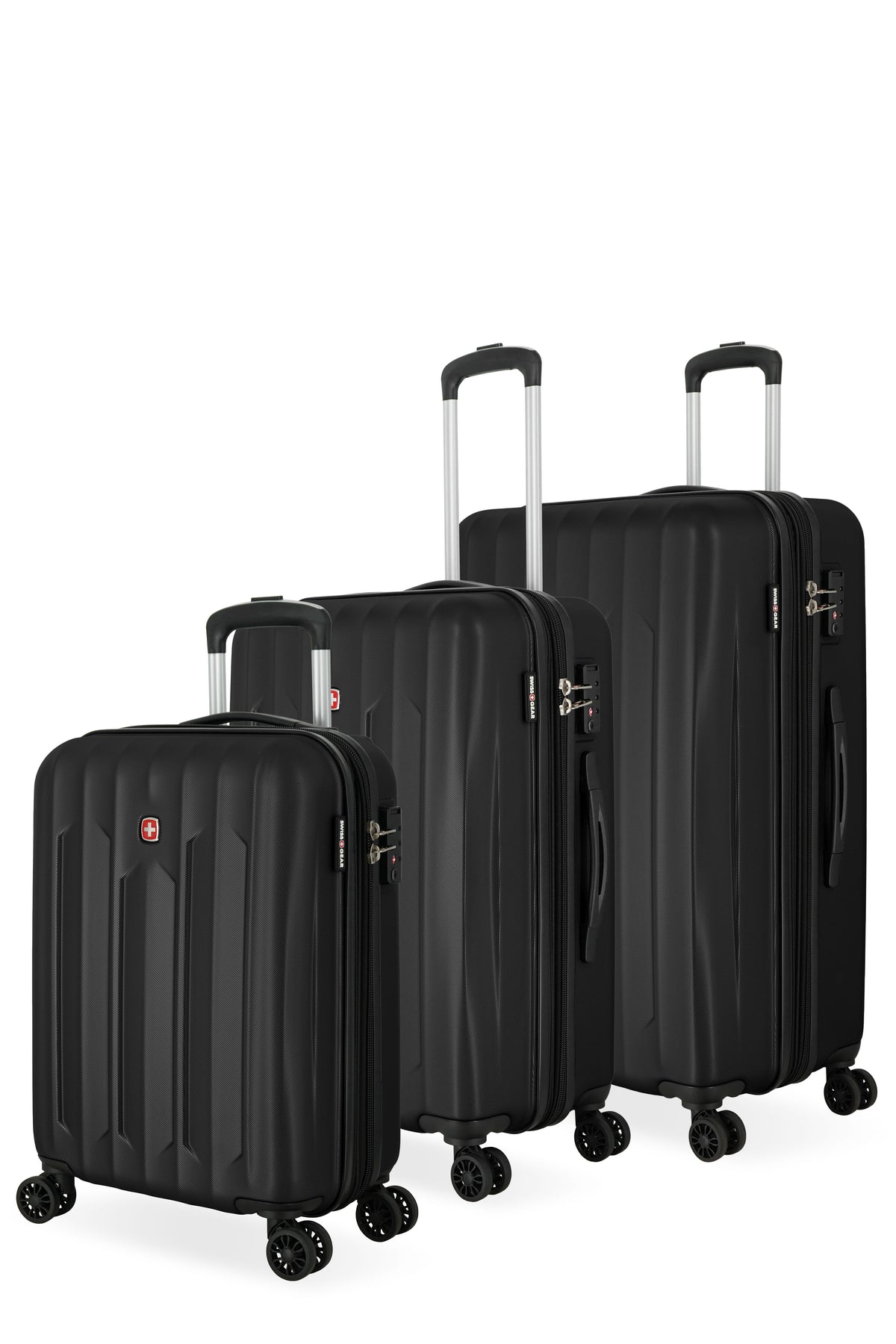 SWISSGEAR - Chrome Reserve 3-Piece Spinner Set