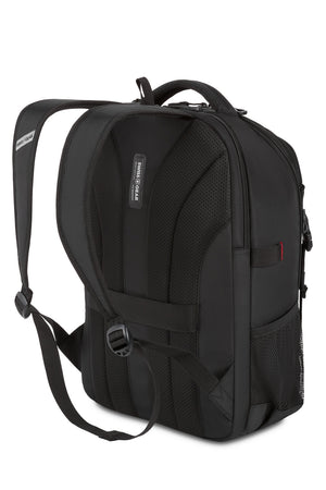 Swissgear Civic Pro 16 inch Laptop Backpack Ergonomically contoured, padded shoulder straps with breathable mesh fabric for carrying comfort