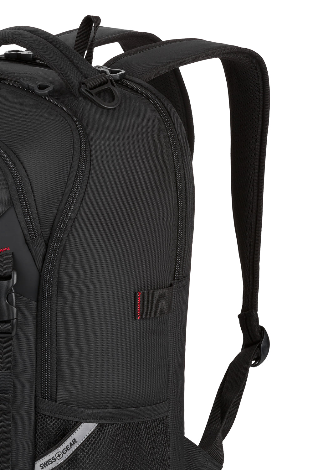 Swissgear Civic Pro 16 inch Laptop Backpack Padded top carry handle with integrated D ring, to attach extra gear to