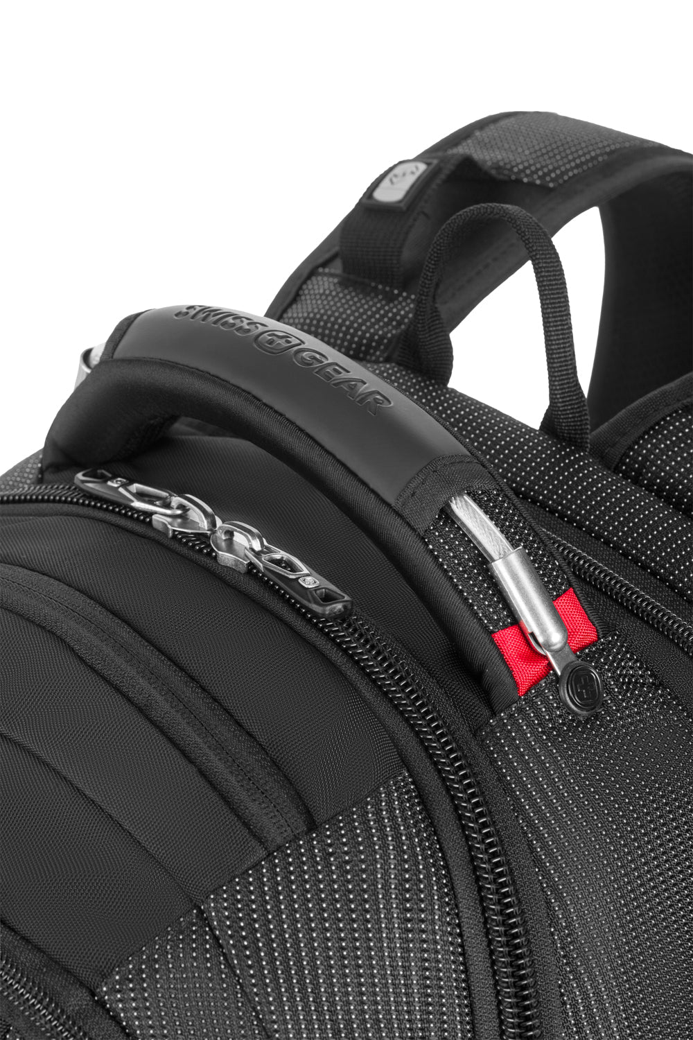 SWISSGEAR - Travel Tech Elite USB ScanSmart Laptop Backpack - Black/Red - 19