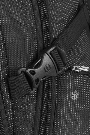 Sac à dos pour ordinateur portable SWISSGEAR Travel Tech Elite USB ScanSmart, noir/rouge