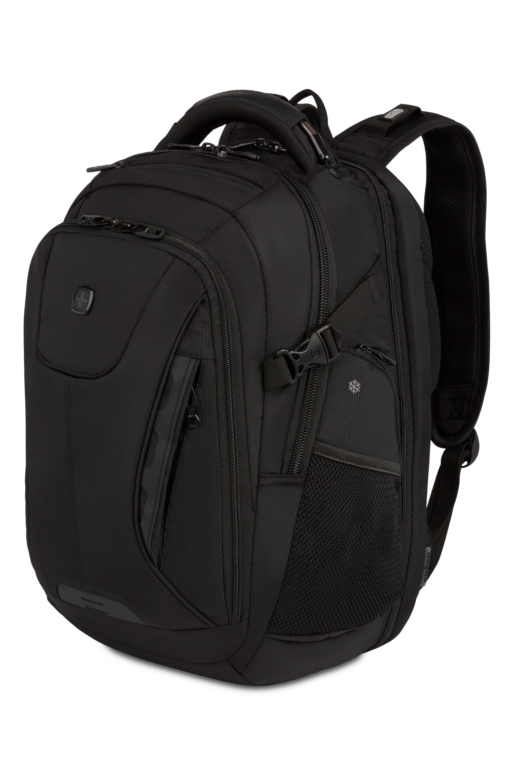 SWISSGEAR - Travel Tech Elite USB ScanSmart Laptop Backpack - Black - 01