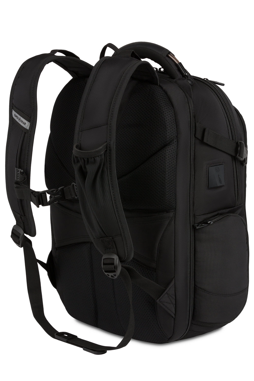 SWISSGEAR - Travel Tech Elite USB ScanSmart Laptop Backpack - Black - 03