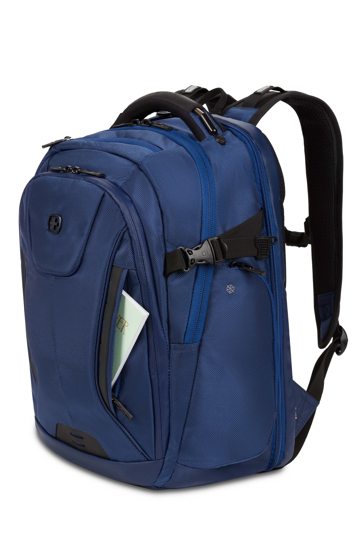 SWISSGEAR - Travel Tech Elite USB ScanSmart Laptop Backpack - Blue/Black - 14