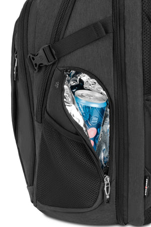 SWISSGEAR Travel Tech Elite USB ScanSmart Laptop Backpack in Black Heather