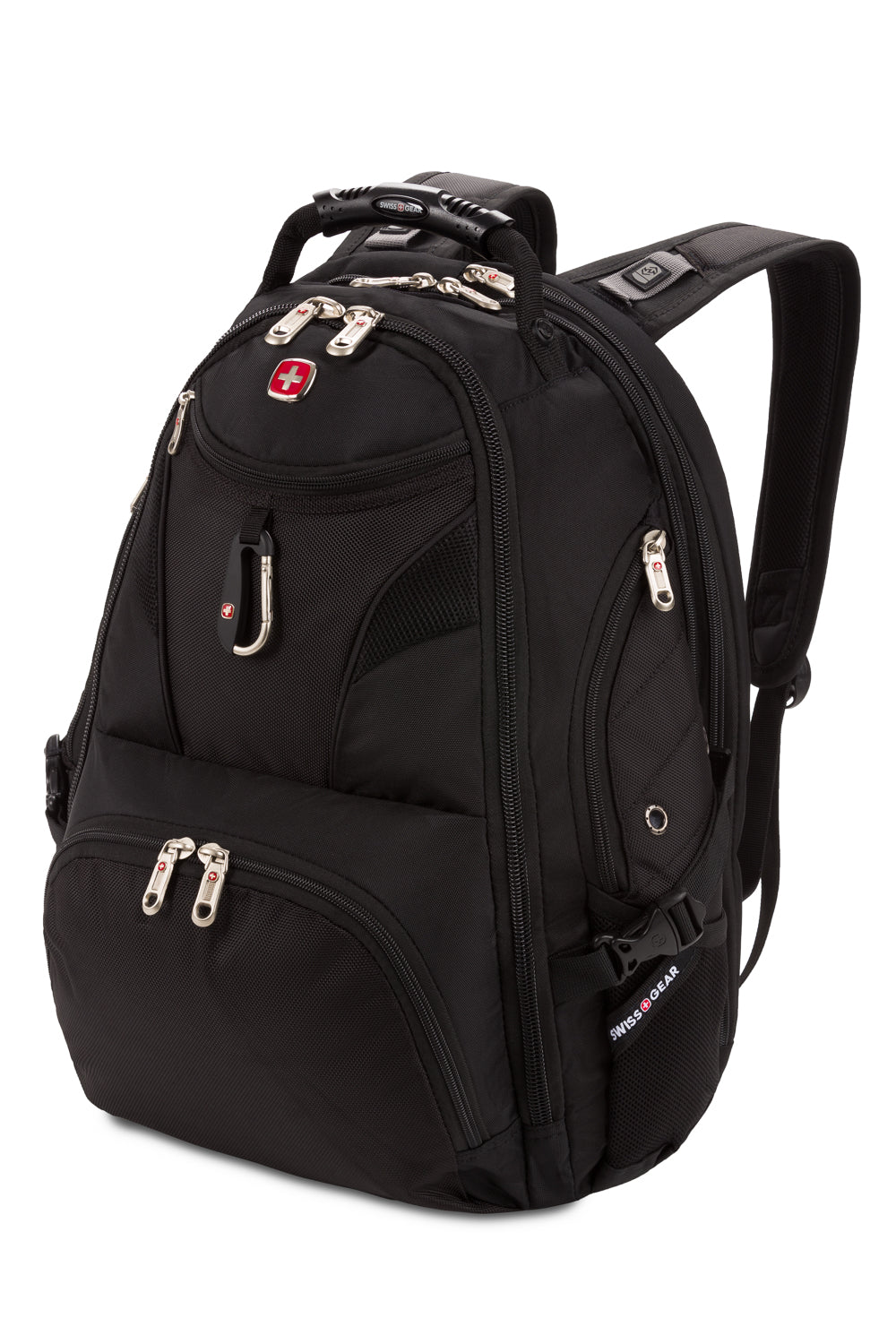 SWISSGEAR - 1900 Embroid ScanSmart Laptop Backpack - Black - 01