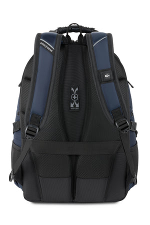 SWISSGEAR 5977 ScanSmart Laptop Backpack - Navy Padded, Airflow back panel with mesh fabric for superior back ventilation and support  