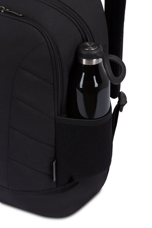 Wenger Quadma 16 inch Laptop Backpack - Mesh side pockets are perfectly sized for water bottles, umbrellas, and other grab and go items