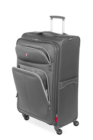 Grande valise à enregistrer pivotante SWISSGEAR 6270 en étain