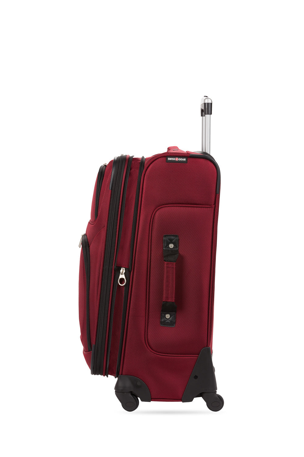 SWISSGEAR - Sion Medium Checked Spinner - Burgundy - 05