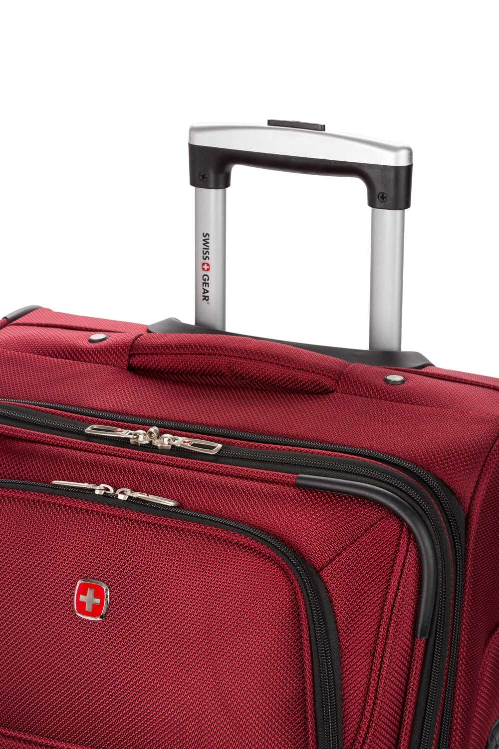 SWISSGEAR - Sion Medium Checked Spinner - Burgundy - 09