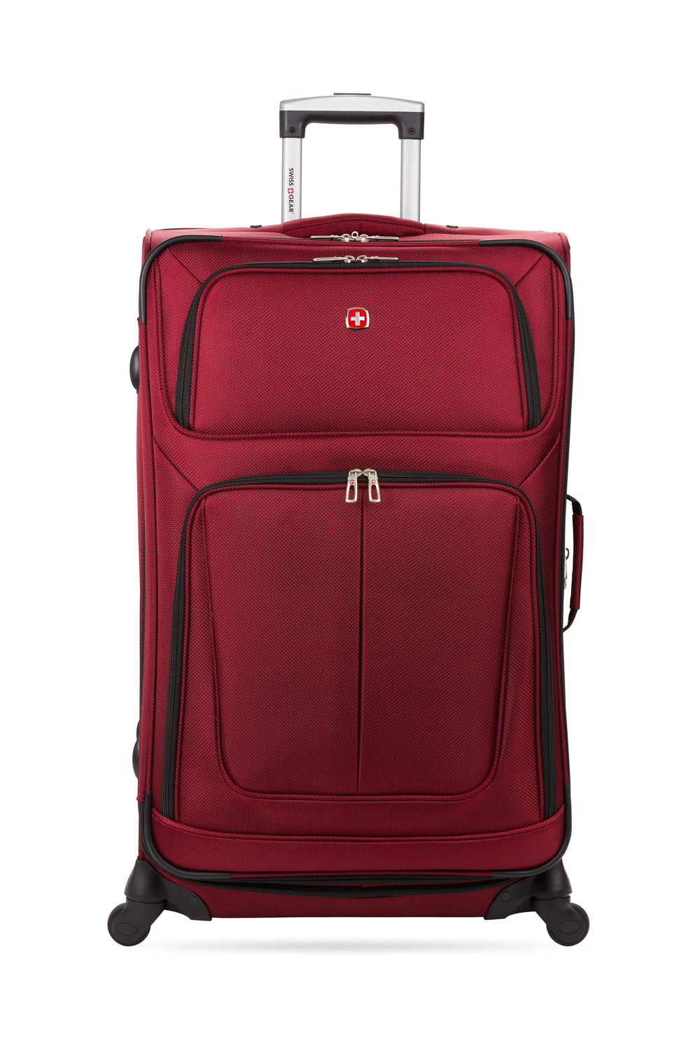 SWISSGEAR - Sion Large Checked Spinner - Burgundy - 03