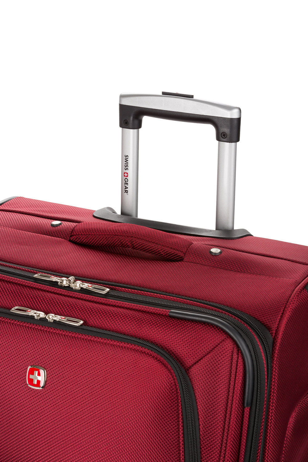 SWISSGEAR - Sion Large Checked Spinner - Burgundy - 08