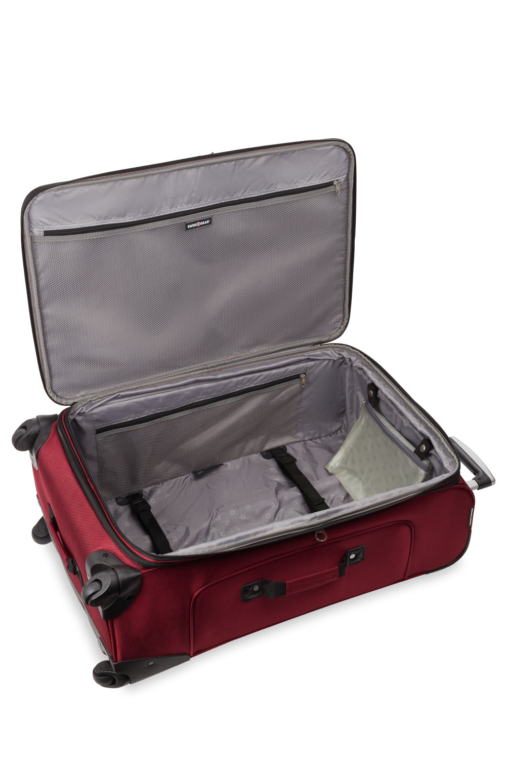 SWISSGEAR - Sion Large Checked Spinner - Burgundy - 07