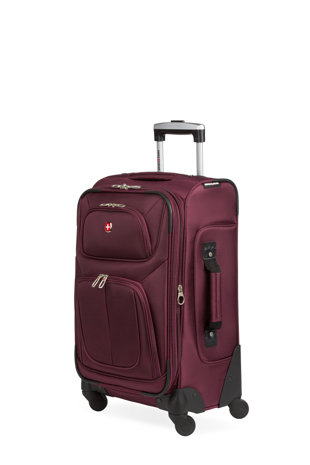 SWISSGEAR - Sion Carry-On Spinner - Merlot - 01
