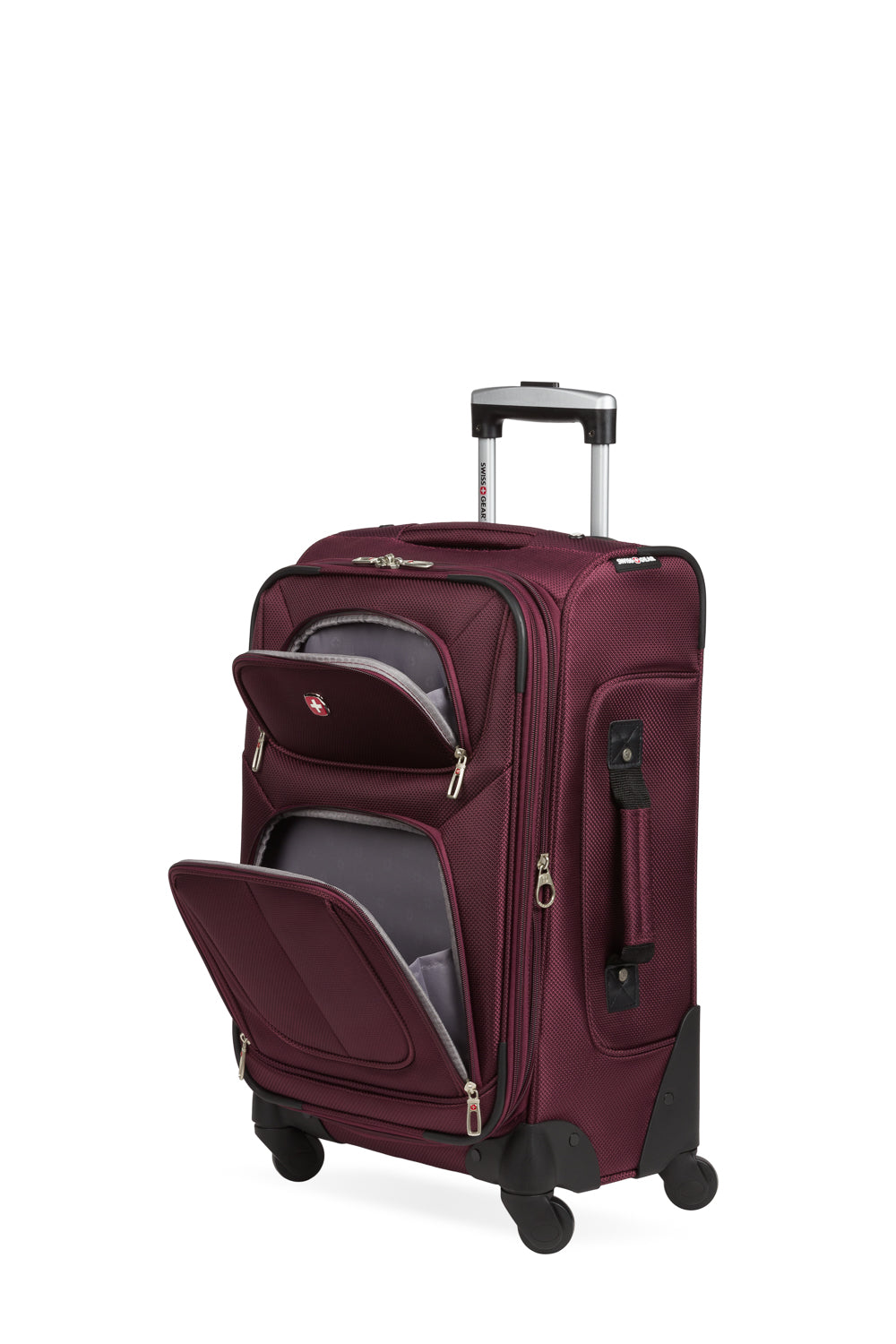 SWISSGEAR - Sion Carry-On Spinner - Merlot - 07