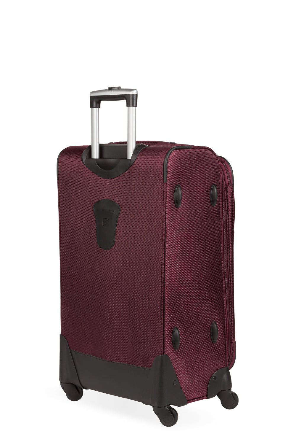 SWISSGEAR - Sion Medium Checked Spinner - Merlot - 02