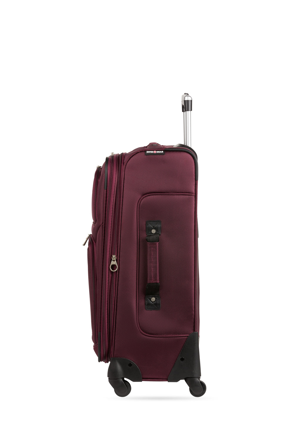 SWISSGEAR - Sion Medium Checked Spinner - Merlot - 04
