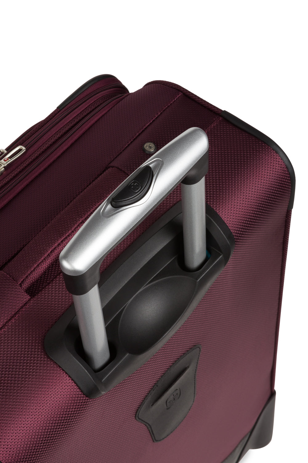 SWISSGEAR - Sion Medium Checked Spinner - Merlot - 07