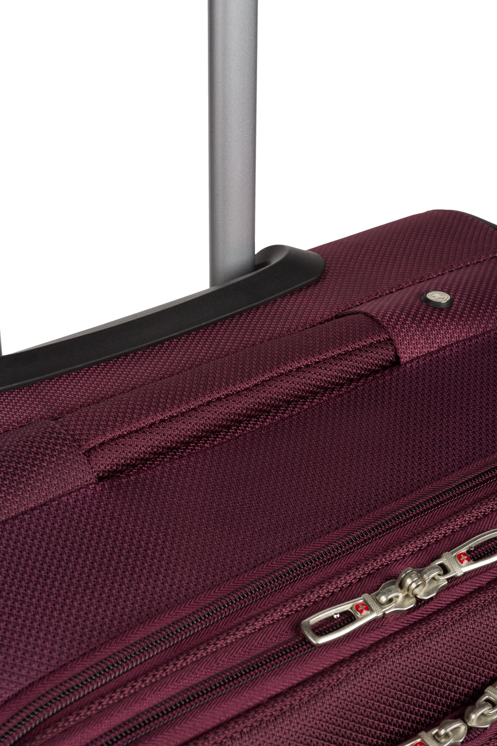 SWISSGEAR - Sion Medium Checked Spinner - Merlot - 10