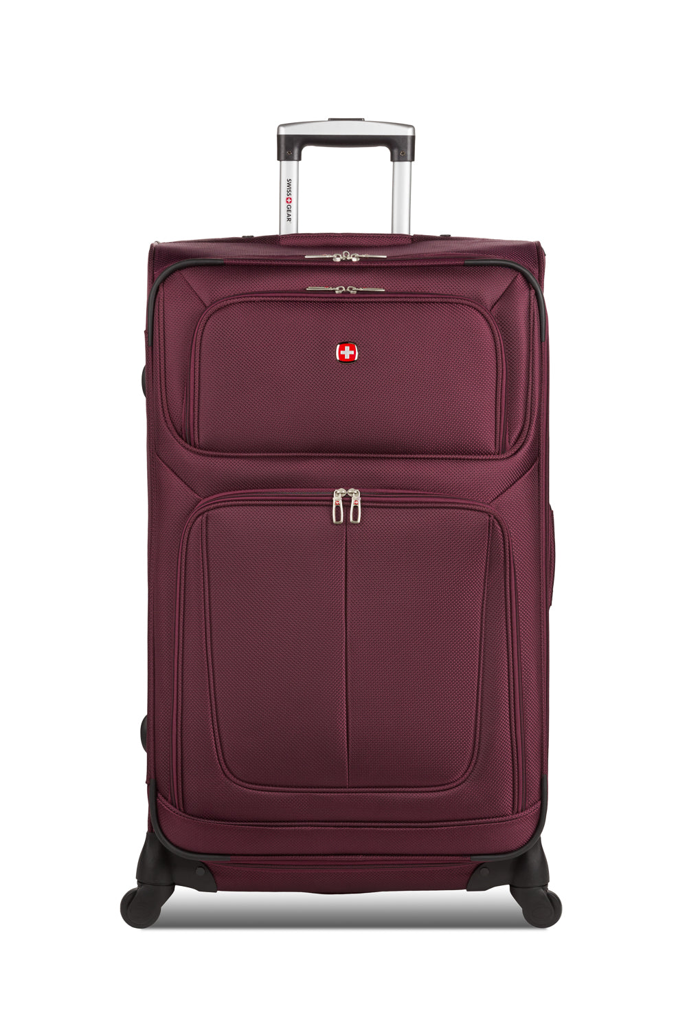 SWISSGEAR - Sion Large Checked Spinner - Merlot - 03