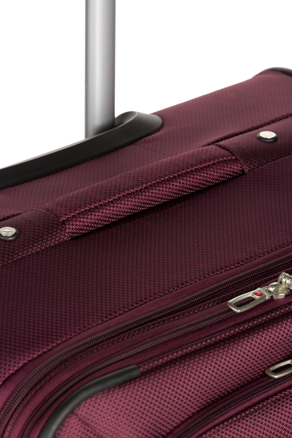SWISSGEAR - Sion Large Checked Spinner - Merlot - 11