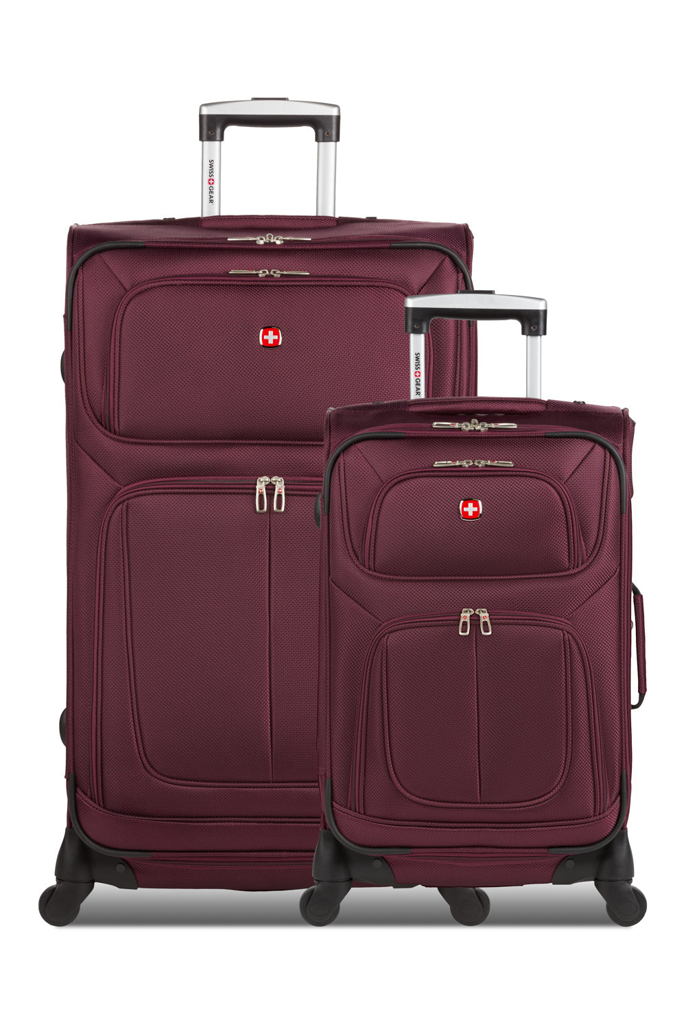 SWISSGEAR Sion 6283 Expandable 2pc Spinner Luggage Set - Merlot