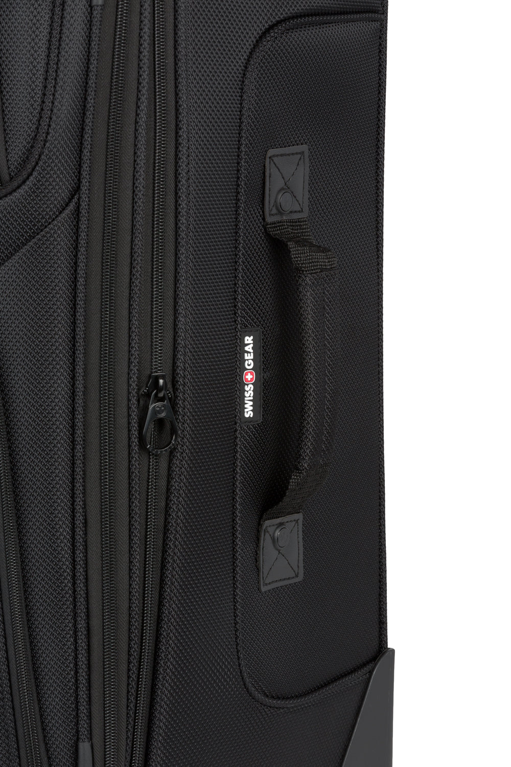 SWISSGEAR - Sion Medium Checked Spinner - Black - 09