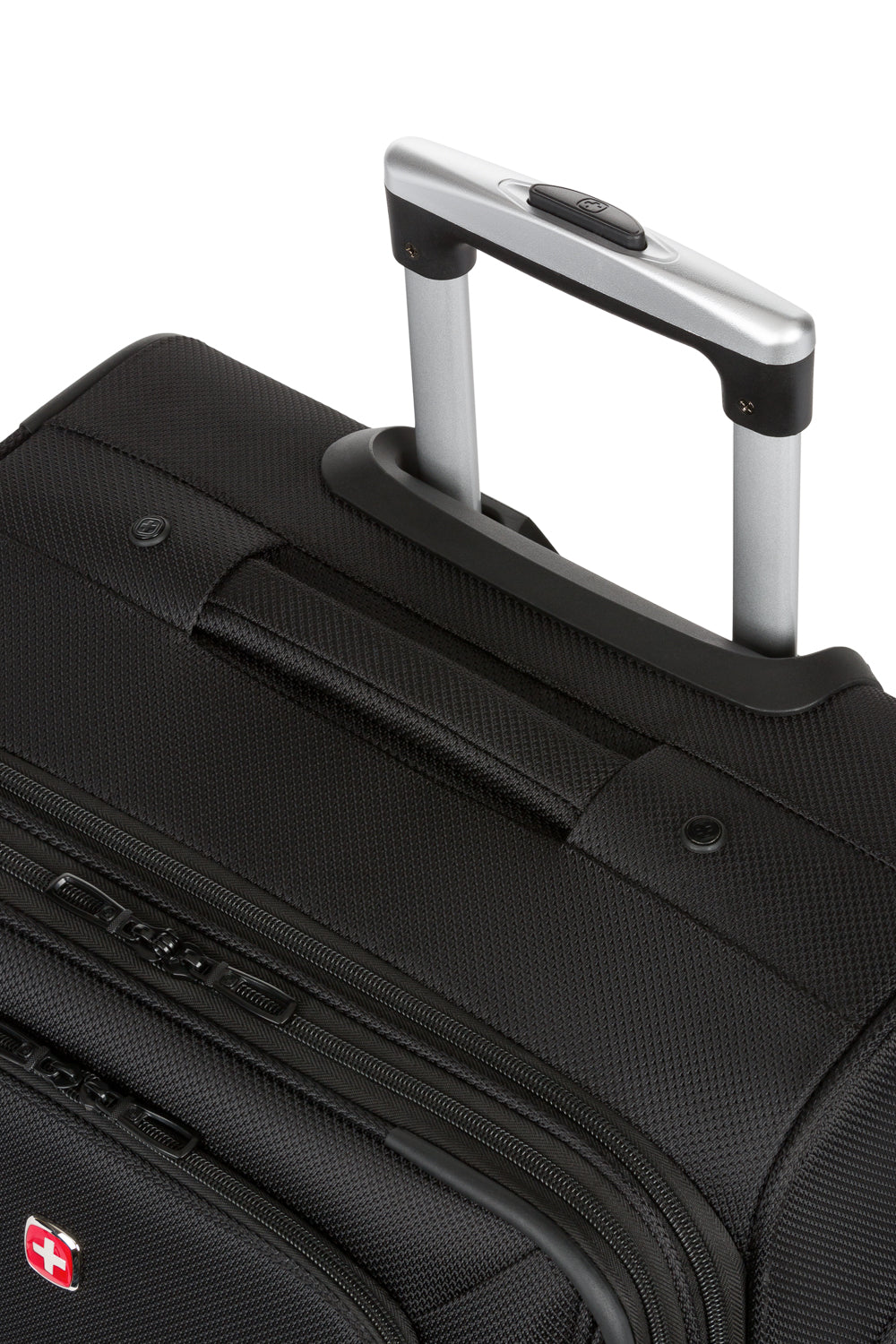 SWISSGEAR - Sion Medium Checked Spinner - Black - 10