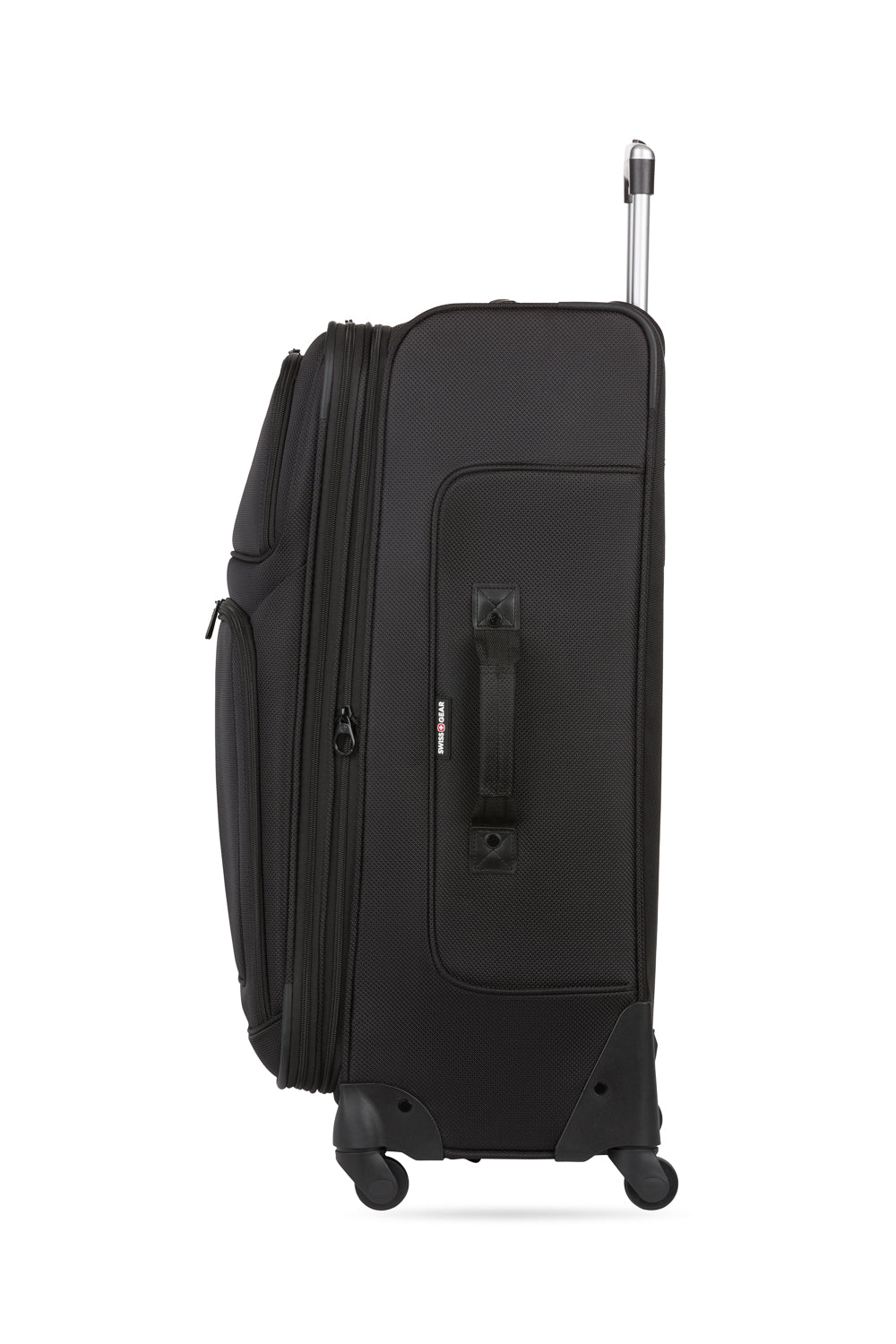 SWISSGEAR - Sion Large Checked Spinner - Black - 04
