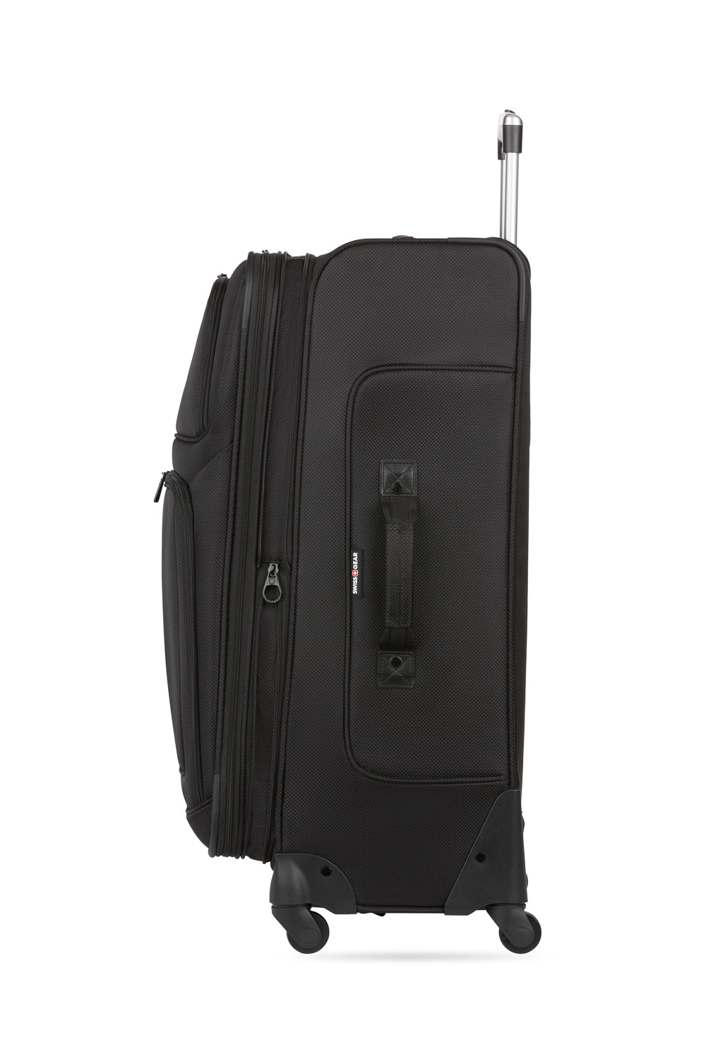 SWISSGEAR - Sion Large Checked Spinner - Black - 05