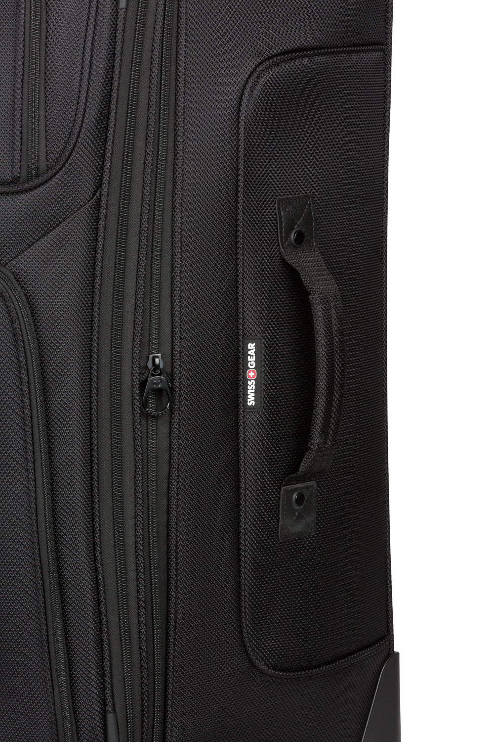 SWISSGEAR - Sion Large Checked Spinner - Black - 09