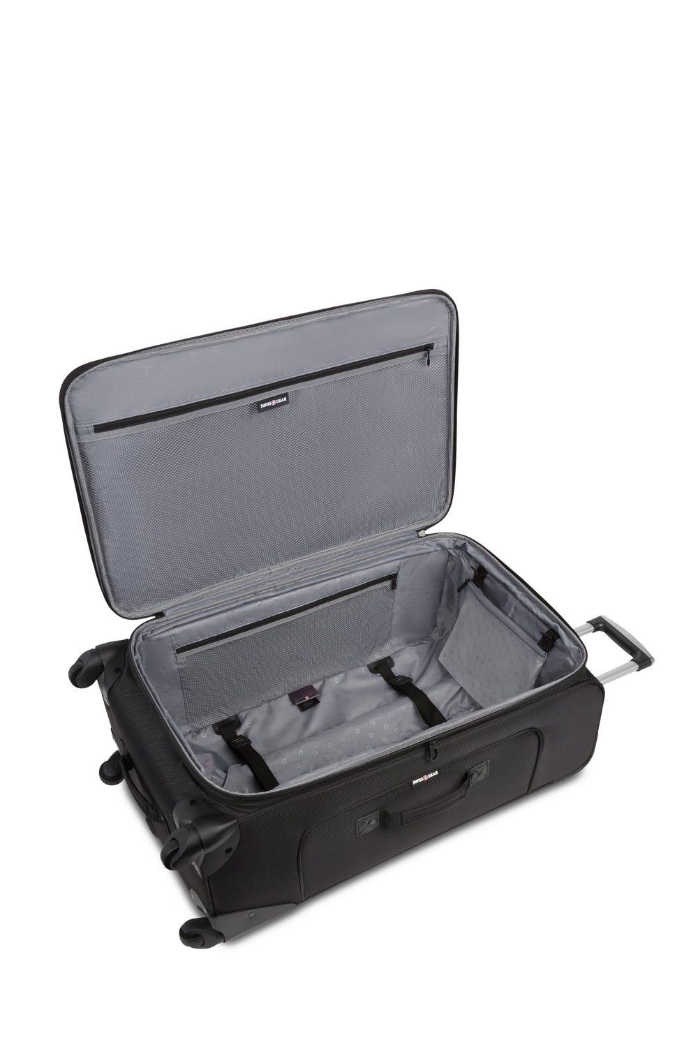 SWISSGEAR - Sion Large Checked Spinner - Black - 06