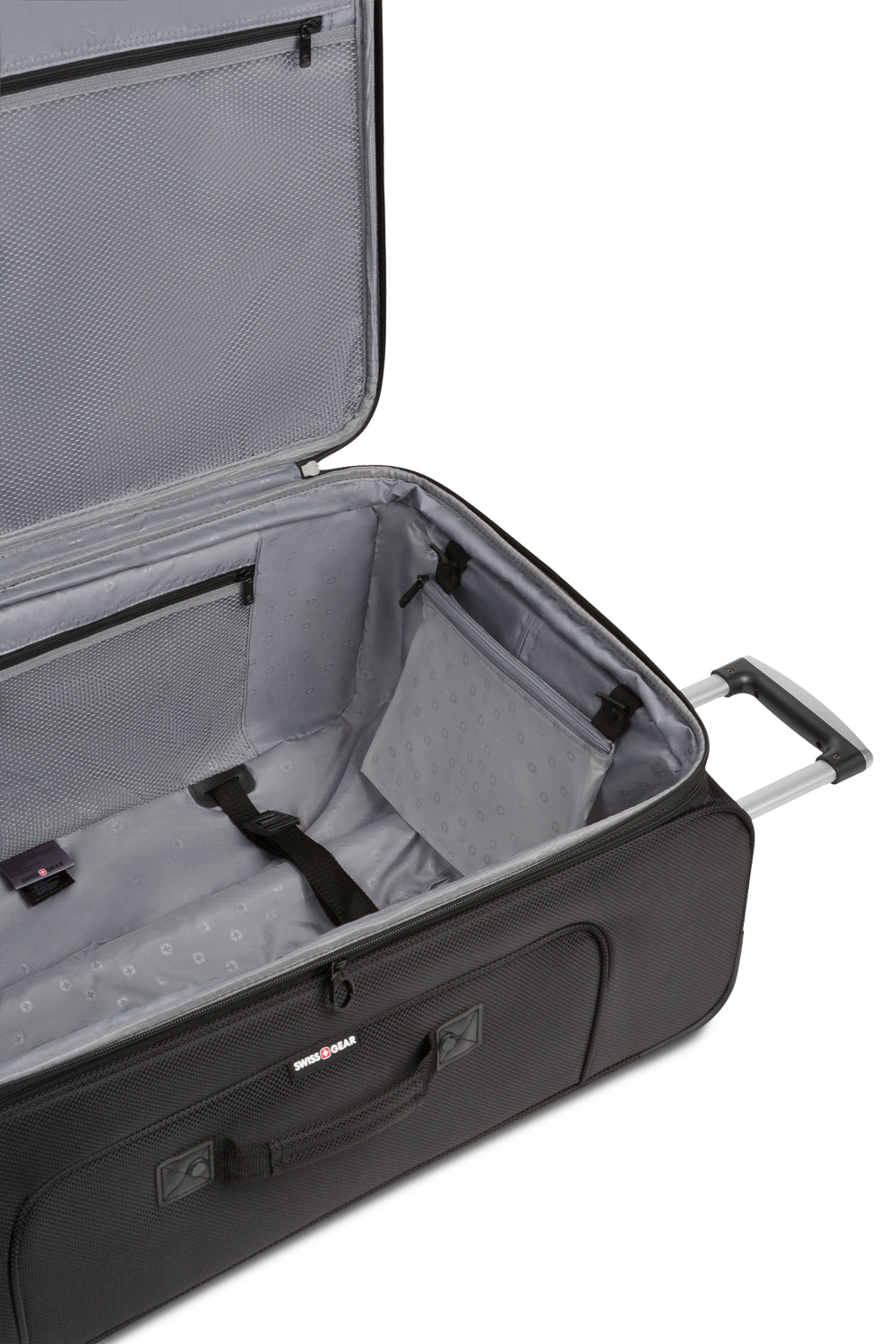 SWISSGEAR - Sion Large Checked Spinner - Black - 10
