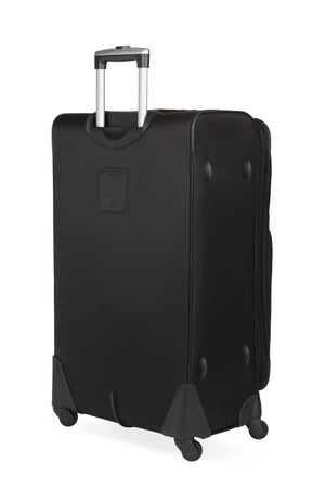 SWISSGEAR Sion 6283 Expandable 2 Piece Spinner Luggage Set - Black Integrated ID tag