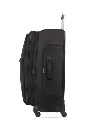SWISSGEAR Sion 6283 Expandable 2 Piece Spinner Luggage Set - Black Expands for additional interior space