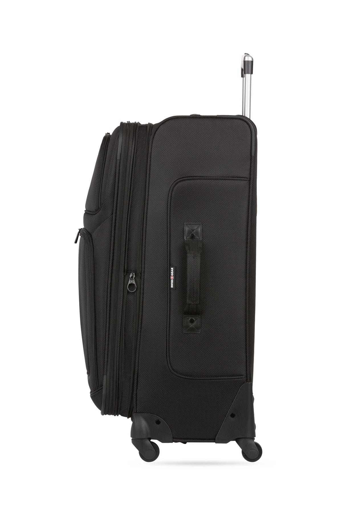 SWISSGEAR Sion 6283 Expandable 2 Piece Spinner Luggage Set - Black Expands for additional interior space